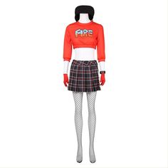 Buy Persona 5 Anne Takamaki Cosplay Costume at 99.00 from Yicosplay Including: jacket, skirt, hat, gloves, socks, bracelet Material: uniform cloth Anne Takamaki, Yusuke Kitagawa, Ryuji Sakamoto, Halloween Suits, Hot Costume, Mesh Socks, Marvel Cosplay, Game Costumes, Dance Fashion