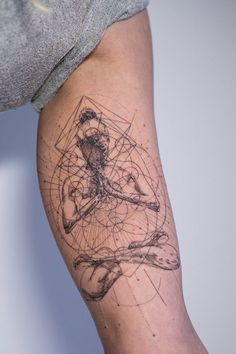 a person with a tattoo on their arm