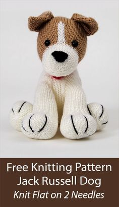 Toys Knit Flat Knitting Patterns | Knitting patterns free dog, Teddy bear knitting pattern, Knitting dolls free patterns Knitted Crafts, Dog Knitting, Knitting Dolls Free Patterns, Knitting Patterns Free Dog, Knitted Dolls Free, Teddy Bear Knitting Pattern, Animal Knitting, Knitted Stuffed Animals, Bear Patterns Free