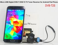 the micro usb digital dvt - t2 tv tuner receiver for android phone