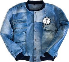 Patchwork Denim, Denim Patches, Style Upgrade, Denim Patchwork, Jeans Brands, Bomber Jacket, Limited Edition, Twist, Cars