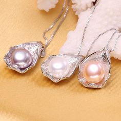 Genuine Natural Freshwater Pearl Pendant Necklace Wedding Jewelry women Cristal Stone, Yarn Aesthetic, Pearl Necklace Pendant, Jewelry Pearl Necklace, Silver Pearl Jewelry, Jewelry Bangles, Engagement Necklaces, Pearl Charm Necklace, Natural Pearl Necklace