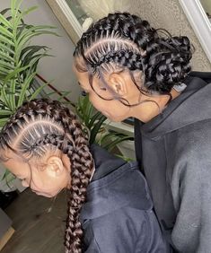 40 Butterfly Stitch Braids Hairstyles To Try In 2024 Long Ponytail Hairstyles, Cornrows Braids For Black Women, Long Ponytail, Thick Curly Hair