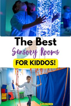 the best indoor rooms for kids with text overlay that reads, the best sensory rooms for kids