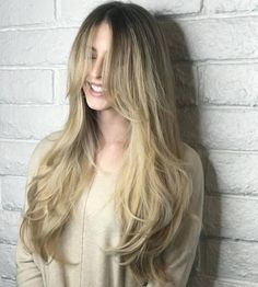 40 Refreshing Long Hairstyles With Layers (2020 Trends) Curtan Bang, Long Hairstyles With Layers, Hairstyles With Layers, Hair Layers, Cool Blonde Hair, Hippie Hair, Blonde Hair Shades