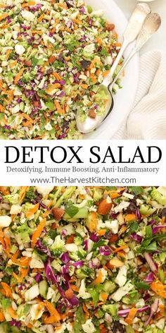 Inflammation Diet Recipes, Detox Salad, Resep Diet, Best Salad Recipes, Mediterranean Diet Recipes, Detox Recipes, Veggie Dishes, Spaghetti Squash, Healthy Salad Recipes