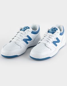 New Balance 480 Shoes. Inspired By The Original Bb680 – Game-Worn By The Pros – We Recreated A Timeless Classic With A Simple And Clean Look. On The 480, Leather Meets An Ortholite Insert For All-Over Comfort And Stability, All Day Long. Adjustable Lace Closure For A Customized Fit. Leather Upper For Durability And A Sporty Look. Rubber Outsole For Traction And Durability. Flextended Saddle And Sturdy Heel Counter For Stability. Imported. Best Sneakers For Men, New Balance Shoes Men, New Balance 480, Wwe T Shirts, Flannel Sweatshirt, Mens Trends, Summer 24, Silver Shoes, Slipper Shoes