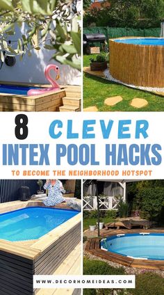 eight clever pool hacks that are easy to do in the back yard or backyard