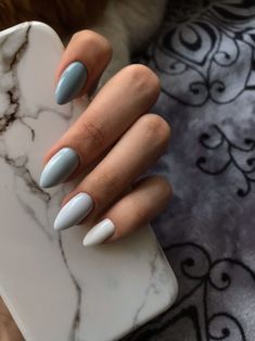 Aesthetic Nail Art, Aesthetic Nail, Solid Color Nails, Vintage Nails, Simple Gel Nails, Nails Only