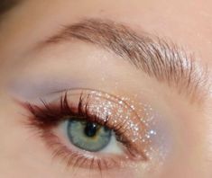 Subtle Glitter Eye Makeup, Bad Gal Bang Mascara, Bang Mascara, Wild Plum, Sparkly Eyes, Magical Makeup, Bad Gal