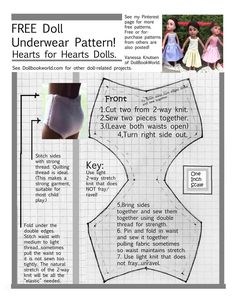 the pattern for this doll is very easy to sew, but it doesn't have