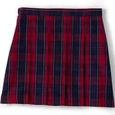 Color: Classic Navy /Red Plaid Soft, Washable, Stain-Resistant Fabric Hidden Cotton Shorts Underneath For Coverage Back Zipper Top-Of-Knee Length 65% Polyester, 35% Rayon. Machine Wash. Imported A Favorite! School Uniform A Perennial Favorite Made Extra Popular With Our Carefree, Stain-Resistant Fabric Blend. Black Chino Shorts, Black Skort, Box Pleat Skirt, Womens Khakis, Tan Woman, Swim Skirt, Stain Resistant Fabric, Box Pleats, Tennis Skirt