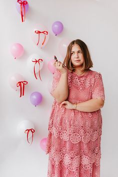 The Ortiz Lace Pattern Midi Dress in Dusty Rose perfectly combines elegance and fun. With its intricate lace pattern and playful dusty rose color, this midi dress is sure to turn heads. Step out in style and stand out from the crowd with this unique dress!