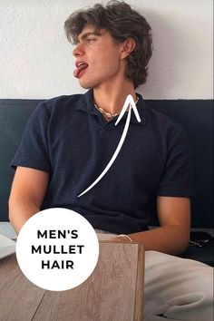 The Best 25 Modern Mullet Haircuts for Men (Detailed Gallery) | 25 Trendy Modern Mullet Haircuts for Men: The Ultimate Guide To New Mullet Hairstyles Mens Faux Mullet, Side Taper Mullet, Grown Mullets Men, 2024 Mullet Hairstyle Men, Modern Mullet Mens Curly, Euro Mullet, Surfer Mullet, Types Of Mullets, Australian Mullet