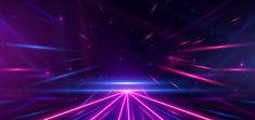 an abstract purple and blue background with lights