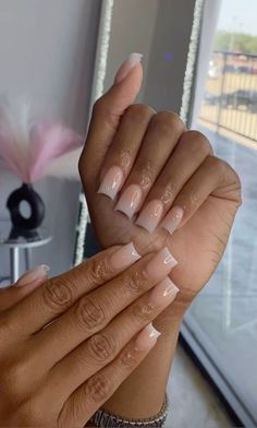 - 𝗳𝗼𝗹𝗹𝗼𝘄 𝟰 𝗺𝗼𝗿𝗲 ➚➚➚ Short Square Ombré Nails, Ombre Square Nails Short, Short Ombré Acrylic Nails, Ombre Overlay Nails, Short Square Acrylic Nails Ombre, Short Square Ombre Nails, Short Ombre Nails Square, Ombré Square Nails, Ombré Nails Short