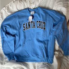 Nwt, Never Worn, Perfect Condition, Embroidered Santa Cruz Logo, Size Large, Super Soft Fabric. Champion Sweatshirt Aesthetic, 90s Blue Crew Neck Hoodie, Pink Champion Hoodie, Champion Cropped Hoodie, 90s Blue Crew Neck Sweatshirt, Purple Crewneck, Bulldog Sweatshirt, Grey Champion Sweatshirt, Black Quarter Zip