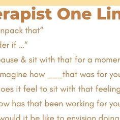 Support Page for Mental Health Professionals on Instagram: "The famous Therapist one-liners 🤗😂. They’re short but can be so impactful in the therapy room! 
✨
Which ones are your go-tos or which ones would you add to the list? 
•
#therapistsofinstgram #therapists #clinicians #socialworkers #counselors #mentalhealthprofessionals #mentalhealthadvocates #coaches #psychologists #mentalhealthconsultant #lmhc #lcsw #lmft #lcpc" Being A Therapist, Therapy Room, Social Worker, One Liner, Which One Are You, Work On Yourself