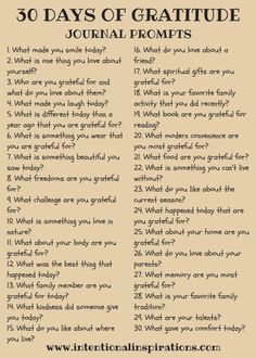 the 30 days of gratitude journal from www internationalpiraties com