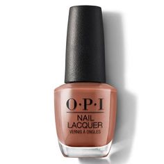 Nail Polish Opi, Rose Gold Nail Polish, Opi Polish, Brown Nail Polish, Gold Nail Polish, Nail Colors Winter, Rose Gold Nails, Opi Nail Lacquer, Opi Nail Polish