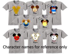 21st Birthday Drinks, Disney Group Shirts, Disney Matching Shirts, Personalized Disney Shirts, Beauty And The Beast Disney, The Beast Disney, Beast Disney, Belle And Beast, Matching Disney Shirts