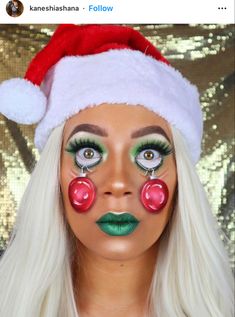 Mistletoe Makeup Look, Face Paint Makeup, Makeup Artist Tips