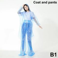 Features: Great for emergencies, festivals, theme parks, school trips, out. Waterproof and dust-proof, splash proof. The bottom seal is firm and not easy to break or leak. The waterproof raincoat fits most people and is perfect for women and men. The wrist is designed with elastic cord to fit the hand. Specifications: Material: PE Color: Blue,white Size: As picture Package contains: 1pc Rain pants or 1pc Rain pants + 1pc Raincoat Note: Please allow slight dimension difference due to different ma Clear Raincoat, School Trips, Plastic Raincoat, Rain Pants, Emergency Prepping, School Trip, Theme Parks, Screen Size, Outdoor Travel