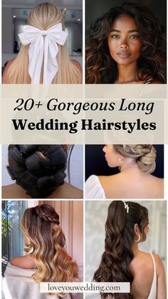 the top 20 gorgeous long wedding hairstyles