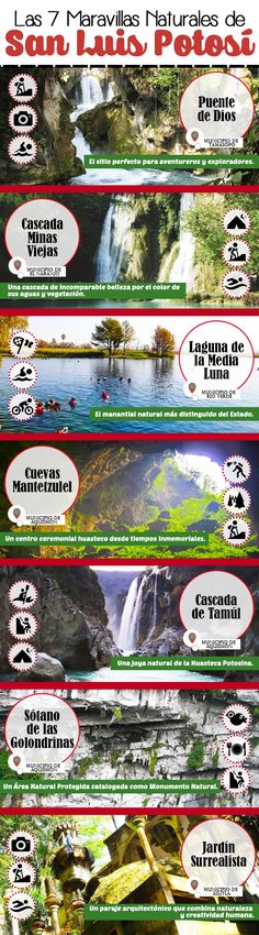 an advertisement for a tourist's trip in the mountains and rivers, with information on it