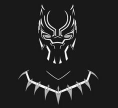 a black and white image of a demon with spikes on it's head, against a dark background