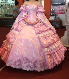 Roccoco Dresses Pink, Big Poofy Dresses, Rococo Wedding Dress, Pink Poofy Dress, Poofy Dress, Pretty Quinceanera Dresses, Old Fashion Dresses, Royal Dresses, Prom Dress Inspiration