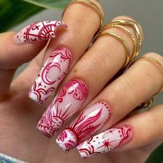 Super Cute And Stylish Ships In 5-10 Business Days Bohemian Nails, Nagellack Trends, Fall Nail Art Designs, Coffin Press On Nails, Seasonal Nails, Nail Forms, Fall Nail Art, Nail Art Ideas, Nail Designs Spring