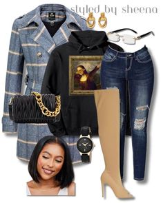 Sheena Nachae''s Amazon Page Denim And Cardigan Outfit, Denim Cardigan Outfit, Chill Birthday Outfits Black Women, Denim Boots Outfit Black Women, Winter Outfits Black Women, Hood Fashion, Couple Fits, Girls Dress Outfits, Winter 23