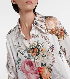 Find CAMILLA Floral Silk Satin Shirt Dress on Editorialist. Material: 100% silk. Care instructions: dry clean. Made in China. Designer color name: De Haar Memoirs. Closure: partially buttoned front. Elegant Multicolor Floral Print Shirt Dress, Silk Floral Print Shirt Dress For Daywear, Silk Shirt Dress With Floral Print For Daywear, Satin Shirt Dress, Satin Shirt, Made In China, Color Names, Silk Satin, Memoirs