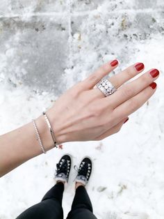 The first snow of the year & we are feeling extra icy @alexandramarksjewelry #fashion #style #styleblogger #fashionblogger #fashiontrends #fashionoutfits #jewelry #rings #ringspiration #bracelets #snow #winter #winterfashion #shopamarks #shopping #shopstyle #shopthelook #alexandramarks #loveitwantitneedit #alexandramarksjewelry #shopamarks Cubic Zirconia Eternity Band With Baguette Diamonds As Gift, White Gold Eternity Band With Baguette Cubic Zirconia, Fine Jewelry Cubic Zirconia Eternity Band, Everyday Silver Jewelry With Channel Set, Everyday Silver Jewelry With Emerald Cut, Everyday Cubic Zirconia Eternity Band Fine Jewelry, Everyday Cubic Zirconia Eternity Band, Everyday Silver Cubic Zirconia Rings, Emerald Cut Cubic Zirconia Eternity Band