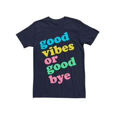 Show off a positive attitude with this men's good vibes tee. Crewneck Short sleevesFABRIC & CARE Cotton Machine wash Imported Show off a positive attitude with this men's good vibes tee. Licensed Character Show off a positive attitude with this men's good vibes t-shirt. Color: Navy. Gender: male. Age Group: adult. High Tides And Good Vibes, Blue T-shirt With Funny Text For Streetwear, Blue Funny Text T-shirt For Streetwear, Good Vibes Good Life Book, Fun Blue T-shirt With Slogan, Blue T-shirt With Funny Text In Relaxed Fit, Blue Relaxed Fit T-shirt With Funny Text, Good Vibes Only Sweatshirt, Good Vibes Only Shirt