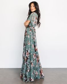 Shop this fan favorite in a brand new exclusive color! 💃 Get the Katherine Maxi Dress | Dusty Green Floral now 😍 Green Floral Print Flowy Maxi Dress, Modest Green Flowy Maxi Dress, Flowy Floral Print Maxi Dress, Green Flowy Maxi Dress For Spring, Modest Green Spring Maxi Dress, Floral Print Flowy Long Maxi Dress, Flowy Floor-length Floral Dress For Garden Party, Floor-length Flowy Floral Dress For Garden Party, Modest Green Maxi Length Dress