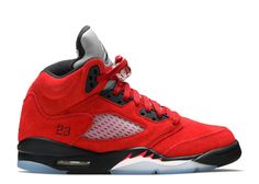 Air Jordan 5 Retro GS 'Raging Bull' 2021 - Air Jordan - 440888 600 - varsity red/black/white | Flight Club Jordan Retro 5, Nike Air Jordan 5, Jordan Model, Flight Club, Raging Bull, Jordan 5 Retro, Air Jordan 5 Retro, Air Jordan 5, Breathable Sneakers