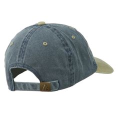 Pinochle Embroidered Washed CapMade of 100% cotton.One size fits most with an adjustable buckle strap closure, fitting up to XL.Same material inner hat band.Adult/Unisex.Crown measures 3 inches deep.Bill measures 3 inches long.Hand wash only.Brand of cap may vary with different manufacturer.Imported. Image of playing pinochle cards is embroidered on the front crown of cap.6 small colored ventilation holes placed on each panel of crown.Featuring two colors.Unstructured crown.Bill is pre-curved an Adjustable Cotton Trucker Hat, Outdoor Cotton Trucker Hat With Visor, Cotton Trucker Snapback Hat With Visor, Pre-washed Cotton Baseball Cap With Curved Bill, Cotton Trucker Hat With Visor For Outdoor, Cotton Snapback Hat With Sweatband, Adjustable Dad Hat With Embroidered Logo For Outdoor, Adjustable Fit Cotton Hat With Curved Brim, Adjustable Cotton Hat With Curved Brim