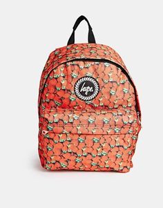 Hype Backpack in Strawberry Print Own Clothing Brand, Strawberry Fields Forever, Strawberry Fields, Strawberry Print, One Summer, Street Style Fashion