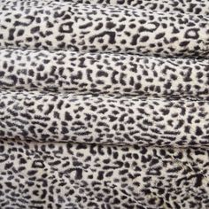 the leopard print fabric is very soft