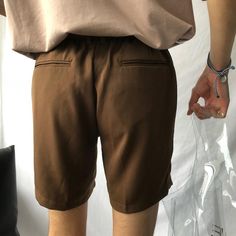 Elastic band short-The Korean Fashion Suit Shorts, Y2k Punk, Fall Dress Outfit, Slim Fit Suit, Baggy Pant, Fitted Suit, Mens Spring, Pant Shirt, Height And Weight