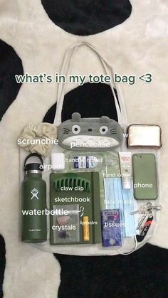 What's In My Tote Bag, My Tote Bag