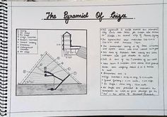 an open book with instructions on how to build a pyramid and other things in it