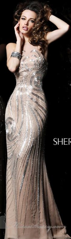 Sherri Hill couture(special session) ~ Prom Dress 2013, Sherri Hill Prom Dresses, Sherri Hill Dresses, Formal Party Dress, Stunning Gowns, Sherri Hill, Couture Gowns, Swirl Design, Formal Dresses Prom