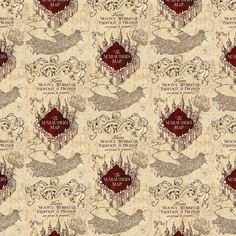 harry potter scrapbook paper image features marauder's map. Harry Potter Scrapbook, Harry Potter Fabric, Harry Potter Marauders Map, Festa Harry Potter, Map Pattern, Blanket Pillow, Marauders Map, Marvel Daredevil, Lilo Et Stitch