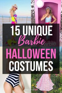 the top 15 unique barbie halloween costumes for women in their 20s's and 40's