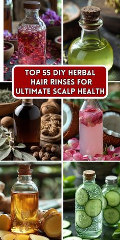 Explore our curated list of the best DIY herbal hair rinses designed to promote ultimate scalp health. These natural remedies harness the power of herbs like peppermint, rosemary, and neem to soothe irritation, combat dandruff, and stimulate hair growth. Learn how to easily blend these ingredients at home for a healthier scalp and revitalized hair. Perfect for those seeking eco-friendly and effective hair care solutions. Natural Hair Rinse, Diy Hair Rinse, Rosemary Hair Rinse, Scalp Stimulator, Hair Rinse Diy, Hair Rinse Recipe, Scalp Spa, Herbal Hair Rinse, Apple Cider Vinegar Hair Rinse