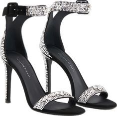 Expensive Heels, Dr Shoes, Giuseppe Zanotti Heels, Crystal Sandals, Moda Vintage, Fashion Heels, Aesthetic Icon, Fashion High Heels, Ankle Straps