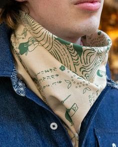 The classic American bandana first popularized by Hollywood cowboys was originally influenced by Indian textiles, patterns, and dyeing methods. Our bandanas are designed with Japanese symbols and patterns and locally screen-printed in Portland, Oregon. Learn how to make your bandana into a face mask here! *If you are p Japanese Bandana, Japanese Symbols, Textiles Patterns, Bandana Mask, Kimono Style Jacket, Japanese Symbol, Indian Textiles, Stationery Craft, Usa Print